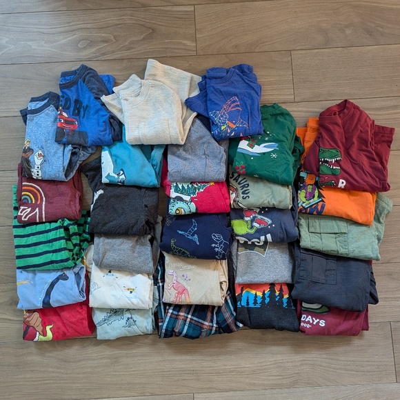 Assorted Long Sleeve Shirts for Boys Size 4-5t